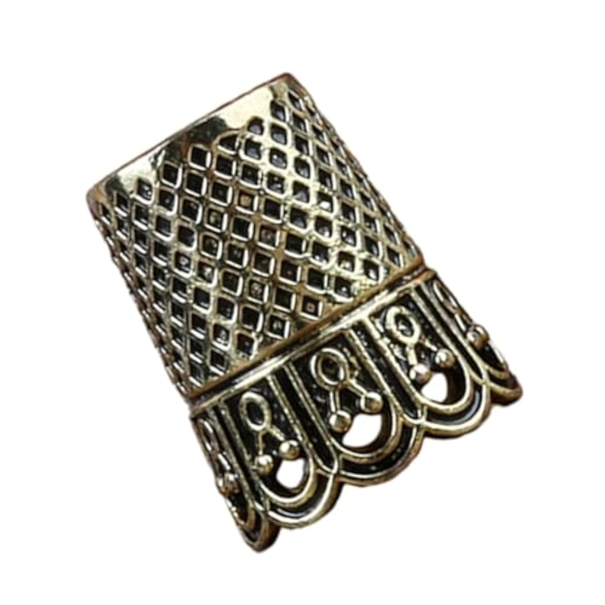 Durable Fingertip Thimble for Quilting Embroidery Accessories Gold